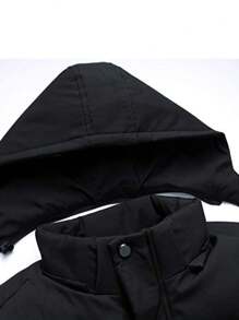 Jaqueta Bobojaco colorida Forrada Com Pêlo Frio Casaco Grossa Peluciada frio,neve,frio intenso,andar de ,para dias de chuva,com capuz,serra,inverno lancamento - Branco - Visão 3