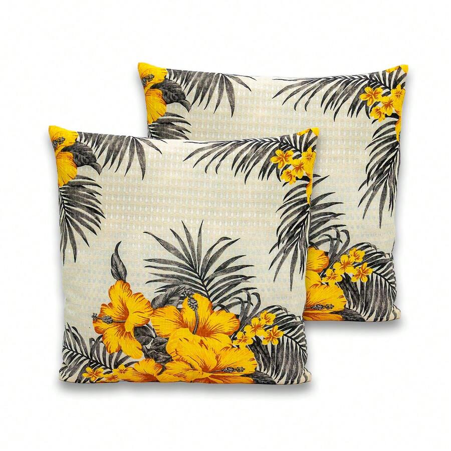 Casa Viva Cushion Cover - Yellow Flowers - View 1