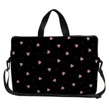 Pasta Maleta Capa Case Para Laptop Notebook Compatível com MacBook, Dell, Compatível com Samsung, Acer UltraBook 15,6 Coração Pattern