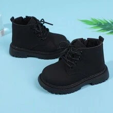 Infant  Boots Soft Bottom Children's Casual Boots, Fall And Winter, Boys And Girls Leather Boots, Boots, Baby Toddler Shoes