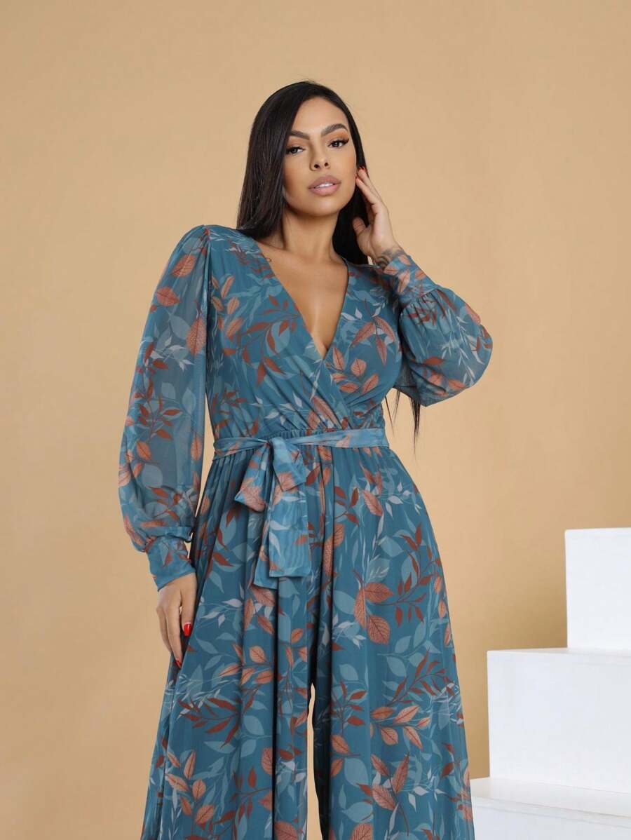 Women Jumpsuits - Màu xanh ngọc - Xem 1