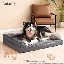 1pc Pet Bed Cushion, Removable & Washable For All Seasons, Suitable For Medium/Large Dogs Like Teddy & Golden Retriever, Waterproof, Pet Supplies For Sofa & Bed