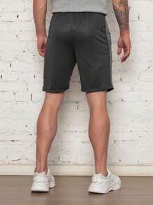 Men Shorts - 黑色 - 查看 5