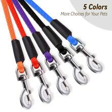 Lynxking 1pc Long Dog Leash 10FT/15FT/30FT/50FT, Heavy Duty Dog Lead For Large Medium Small Dogs Outside Walking, Playing, Camping, Or Yard