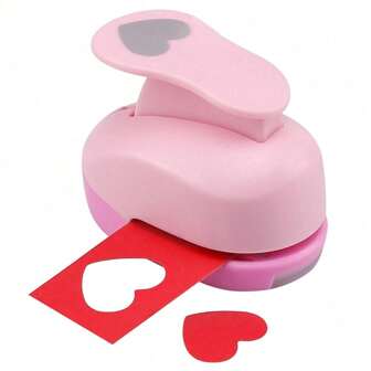 Perforadora de corazón de 1.4 pulgadas, perforadora de corazón de palanca de acción de 10mm 15mm 25mm 35mm, agujero con forma de corazón, bodas, cartulina, envoltura de regalos, tarjetas de felicitación y álbumes de recortes