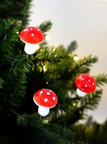 20/30 Stück rote Mini-Pilz Waldlandschaft Deko, Miniatur Garten, Outdoor Geburtstag Heim Büro Garten Party Kuchen Deko, DIY Basteln