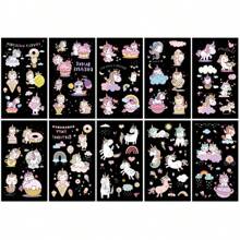 10pcs Random Cartoon Style Temporary Tattoos For Kids, Suitable For Both Boys And Girls, Ideal For Parties And Festivals, Unique Gift - Multicolor - View 16