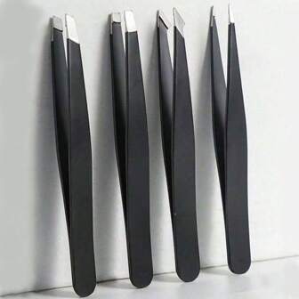 Multi-Functional Eyebrow Tweezers, 4pcs Stainless Steel Eyebrow Hair Removal Trimming Makeup Tool Set, Precision Tweezers For Shaping Eyebrows, Removing Fine Hairs, And More,Makeup,Cheap,Room Decor,Vanity,Travel,Bedroom,Makeup Accessories,Tweezers,Cheap,Stocking Stuffers,Makeup,Makeup Tools,Cheap Stuff,Gifts,Gifts For Women,Christmas Gifts