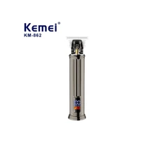 KEMEI Km-862 無線電動理髮器 T 形刀片理髮器專業鬍鬚修剪器無線理髮器 - 灰色 - 查看 5