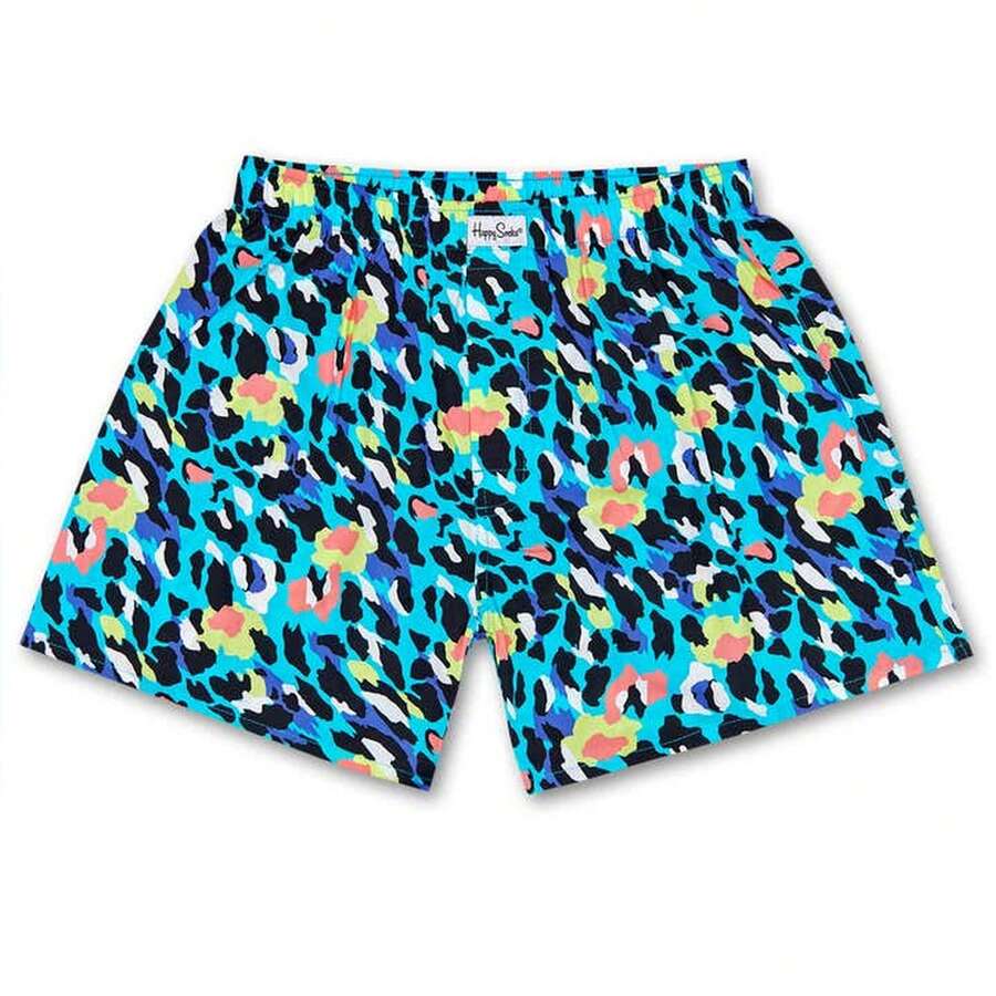 Boxer Leopard Taille XXL. Happy Socks. Livraison rapide - Multicolore - Voir 1