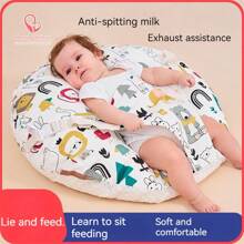 1入嬰兒反吐奶楔形枕，新生兒哺餵支撐墊，防止溢奶窒息，護理枕 - 恐龍派對 - 查看 3