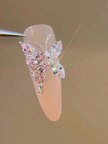 50 piezas de diamantes de imitación marquesa con base afilada para arte de uñas con fondo claro, hace usted mismo encantos de uñas, joyas de uñas, suministros de uñas decoración uñas