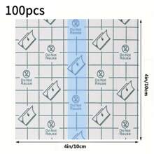 100入組防水膠帶防水OK繃，透明膜敷料膠帶，適用於沐浴、游泳、保護及紋身後護理