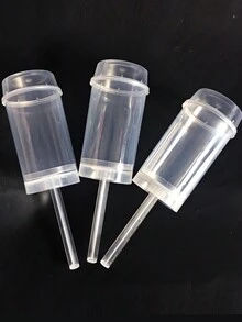 3pcs Rainbow Dessert Decorating Kit: Cake Decorating Pen, Pastry Injector, Flower Nail - Multicolor - View 3