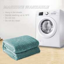 Soft Cozy 3D Decorative Jacquard Flannel Blankets, Lightweight Fuzzy Plush Warm Throws For All Seasons