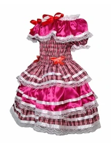 Young Girls Dresses - 粉色 - 查看 5