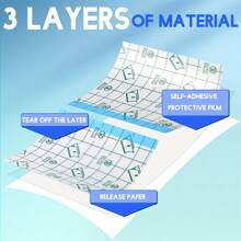 100入組防水膠帶防水OK繃，透明膜敷料膠帶，適用於沐浴、游泳、保護及紋身後護理