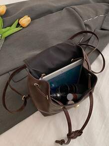1 pieza Mochila minimalista de gran capacidad con estampado de mariposa para viaje, bolsa de hombro