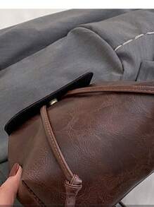 1 pieza Mochila minimalista de gran capacidad con estampado de mariposa para viaje, bolsa de hombro