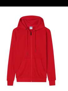 Women Sweatshirts - Red - View 2