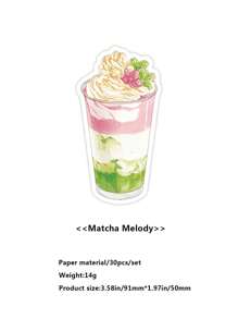 30pcs/Pack Cute And Fresh Shaped Sticky Notes For Planner Decoration And Writing Messages Back To School