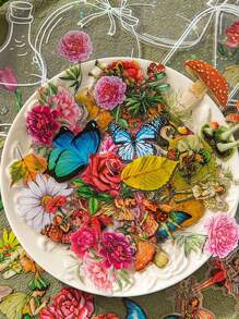 40pcs/Pack Transparent PET Stickers For DIY Plant Flower Journal Scrapbooking Decoration Back To School - Dream Wish Bottle - View 2