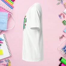 Playera "La mejor Maestra del Mundo" Regalo para Maestra. La Maeta. Dia del Maestro Miss Educadora Teacher Primaria - Blanco - Ver 5