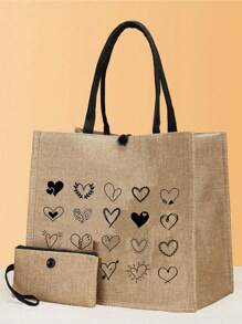 Túi vải lanh in hình 2 chiếc tùy chỉnh, có thể gấp lại, nhẹ, lý tưởng cho những dịp bình thường, mua sắm, quà lưu niệm, tiệc tùng và trang trí, độc đáo, đơn giản và phong cách, sức chứa lớn, chắc chắn và bền, cá nhân hóa bằng ảnh và văn bản, thiết yếu cho du lịch, túi tote và túi đeo vai, dễ thương, Y2K, tối giản, đi làm, công sở thường ngày, cơ bản, tùy chỉnh, cá nhân hóa, độc đáo, tùy chỉnh, quà tặng lý tưởng cho anh ấy, quà tặng lý tưởng cho cô ấy, cô ấy, bạn trai, bạn gái, gia đình, bạn bè, kỷ niệm, sinh nhật, ngày lễ / kỳ nghỉ, cho hoạt động ngoài trời / đi chơi / du lịch / đi bộ đường dài / sân vận động / thể thao / leo núi, cho công việc / đi làm / công ty / văn phòng, quà tặng Ngày của Mẹ cho phụ nữ - Màu Khaki - Xem 3