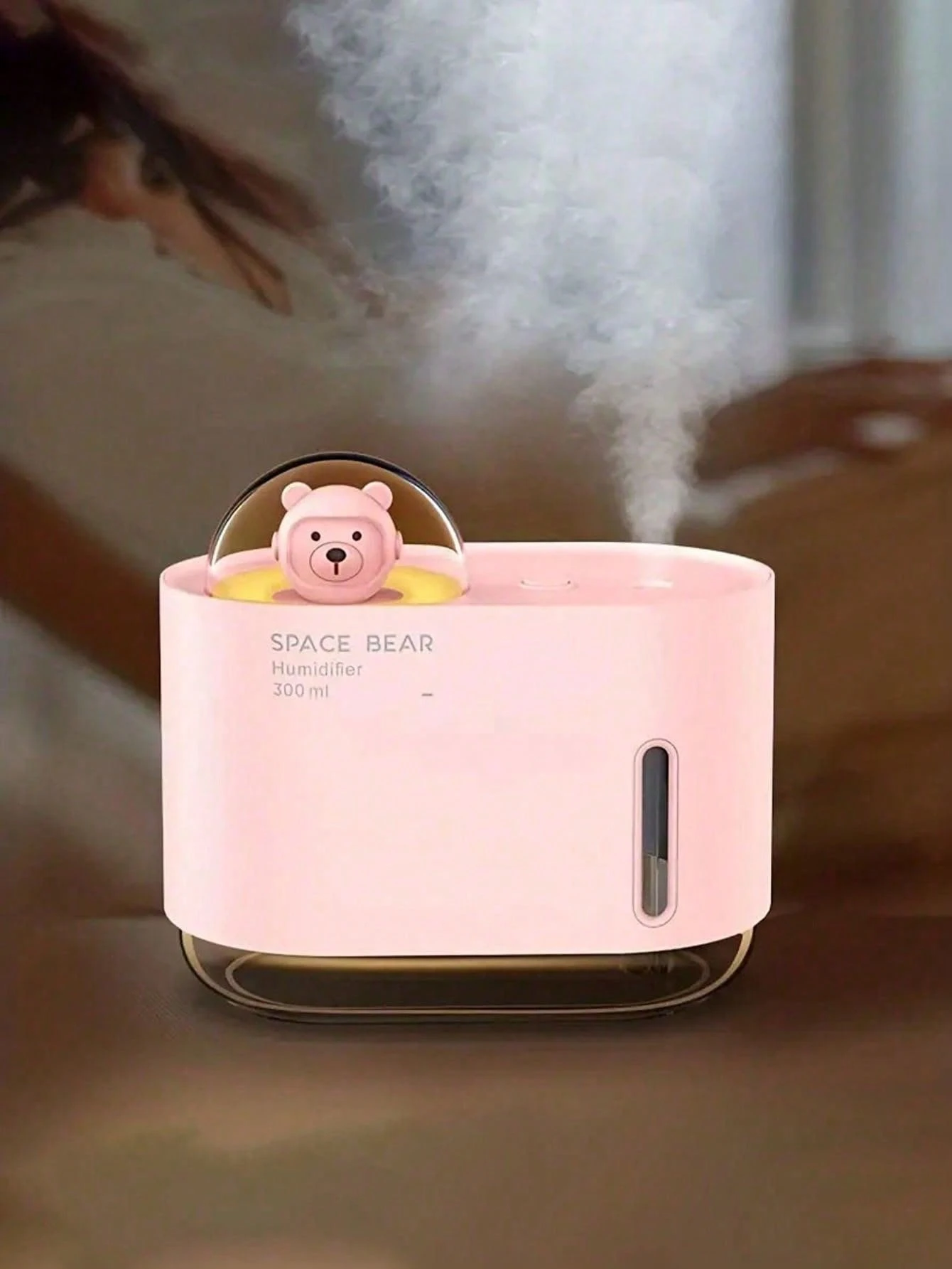 สัตว์เลี้ยง Mini Humidifier สเปรย์น้ำเติมเมตรเดสก์ท็อปห้องนอน Night ...