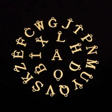 1 pieza Nuevo tobillera con colgante de cadena inicial en forma de corazón de acero inoxidable para mujeres Día de San Valentín