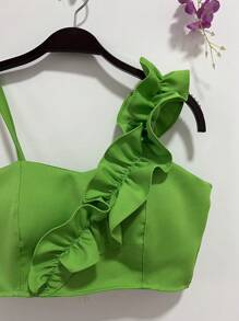 Women Tops - 青檸色 - 查看 2