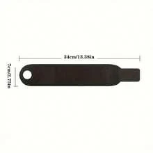 1 pieza Muñequera ajustable con soporte cómodo para esplinte de muñeca, adecuado para ambas manos izquierda y derecha - Negro - Ver 2