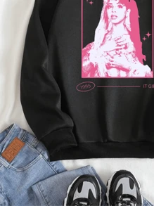 Women Sweatshirts - Black - View 2