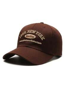 Retro "1989" Embroidered Baseball Cap, Adjustable Casual Sun Hat For Men Women Foot Sunday Party