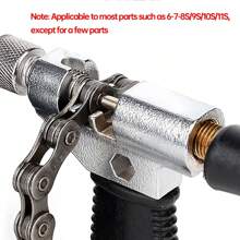 Công cụ sửa chữa đứt xích xe đạp, Công cụ tháo xích xe đạp leo núi, Bộ bảo trì cho xe đạp đường trường, Đồ dùng cho cửa hàng sửa chữa xe đạp - Bạc - Xem 3