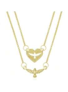 Women Pendant Necklaces - 金色 - 查看 3