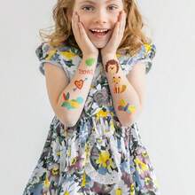 10pcs Random Cartoon Style Temporary Tattoos For Kids, Suitable For Both Boys And Girls, Ideal For Parties And Festivals, Unique Gift - Multicolor - View 10