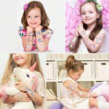 10pcs Random Cartoon Style Temporary Tattoos For Kids, Suitable For Both Boys And Girls, Ideal For Parties And Festivals, Unique Gift - Multicolor - View 8