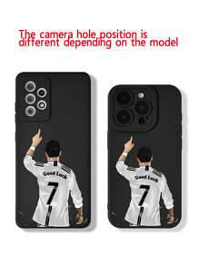 苹果精密边缘彩绘防摔手机壳带腕带，兼容 XR/7/8、 15 Pro Max、 13、 14、 11，软壳兼容 Galaxy S24、Galaxy S24+、Galaxy S24 Ultra、Galaxy S22、Galaxy A13 4G、Galaxy A52、A52s 5G、Redmi Note 11、11 Lite - 彩色 - 查看 5