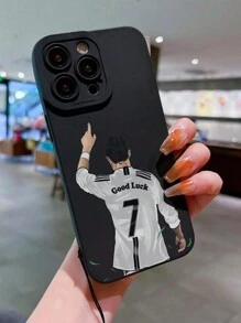 苹果精密边缘彩绘防摔手机壳带腕带，兼容 XR/7/8、 15 Pro Max、 13、 14、 11，软壳兼容 Galaxy S24、Galaxy S24+、Galaxy S24 Ultra、Galaxy S22、Galaxy A13 4G、Galaxy A52、A52s 5G、Redmi Note 11、11 Lite - 彩色 - 查看 3