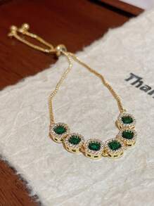 Andkiss 1 pulsera de micro-diamantes adecuada para uso diario de mujer en primavera y verano - Multicolor - Ver 3