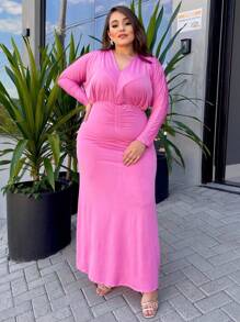 Women Dresses - Rosa Pálido - Ver 4