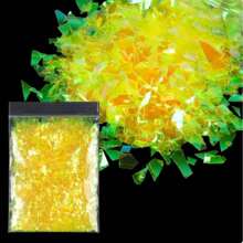 10g/Bag Holographic Nail Glitter Flakes Sparkly 3D Asymmetrical Shiny Sequins Nails Supplies Polish Manicure Nail Art Decorations DIY Nail Charms Nail Gems