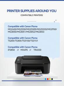 545XL Black  Ink Cartridge  Compatible With Canon - Black - View 4