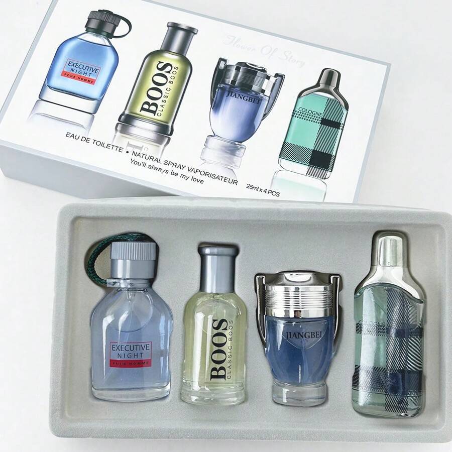 Sets de cuatro perfumes para mujer 25ml, Sets de regalo, Larga duración - Cálido y picante - Ver 1