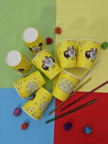 開齋節羊系列紙杯，冰淇淋杯，飲料杯，派對飲用器皿 - 彩色 - 查看 18