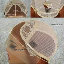 13*3.5 26 Inch Ren Mặt Trước Bộ Tóc Giả Gừng Màu Cam Tóc Dài Thẳng Tổng Hợp Phối Ren Phía Trước Tóc Giả Dành Cho Phụ Nữ hàng Ngày Và Cosplay Sử Dụng - Cam bẩn - Xem 9