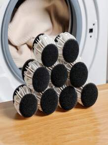 2pcs Anti-Winding Lint Balls, Magic Laundry Balls, Hair Removal Tool For Washing Machine - Black and White - View 3