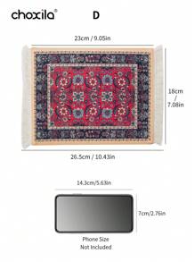 choxila 1pc Carpet Mouse Pad, Rug Mouse Pad, Turkish Style Carpet Mousepad, Computer Mouse Pad, Desk Accessories Back To School Gaming Mouse Pad Desk Accessories Office Supplies Office Office Desk Accessories Mouse Pad For Desk - Mouse Pad - View 9