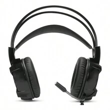 Knup KP-464 Over-Ear 7.1 Channel Gaming Headset With LED Light - màu đen - Xem 8